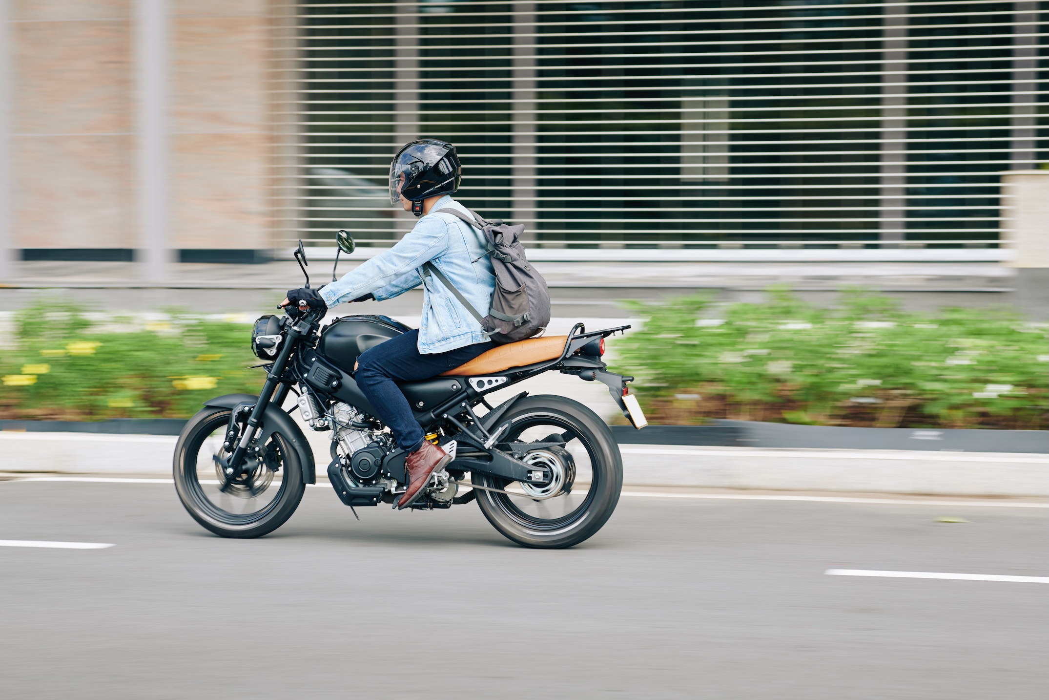 Jazda motocyklem w mieście