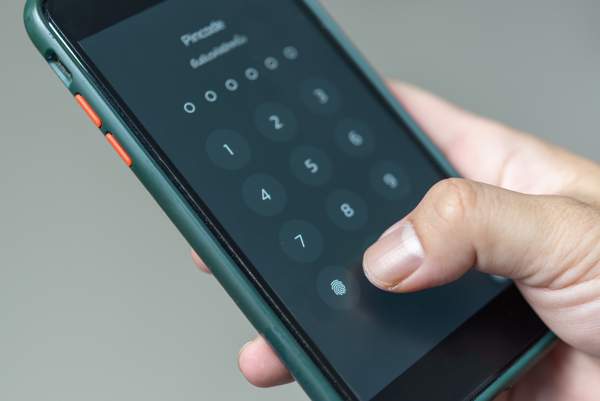 Zablokowany smartfon