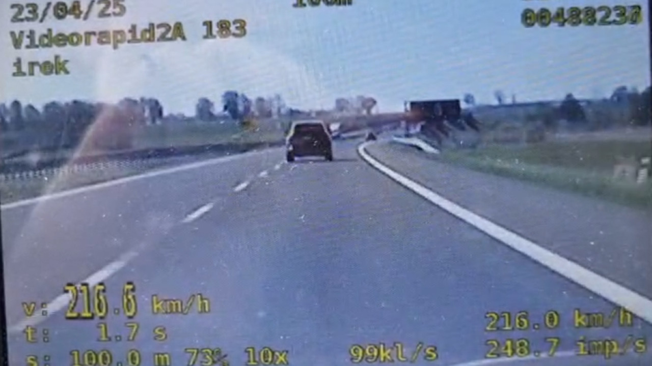 216 km/h na liczniku i zero refleksji. Tym razem to nie tylko mandat